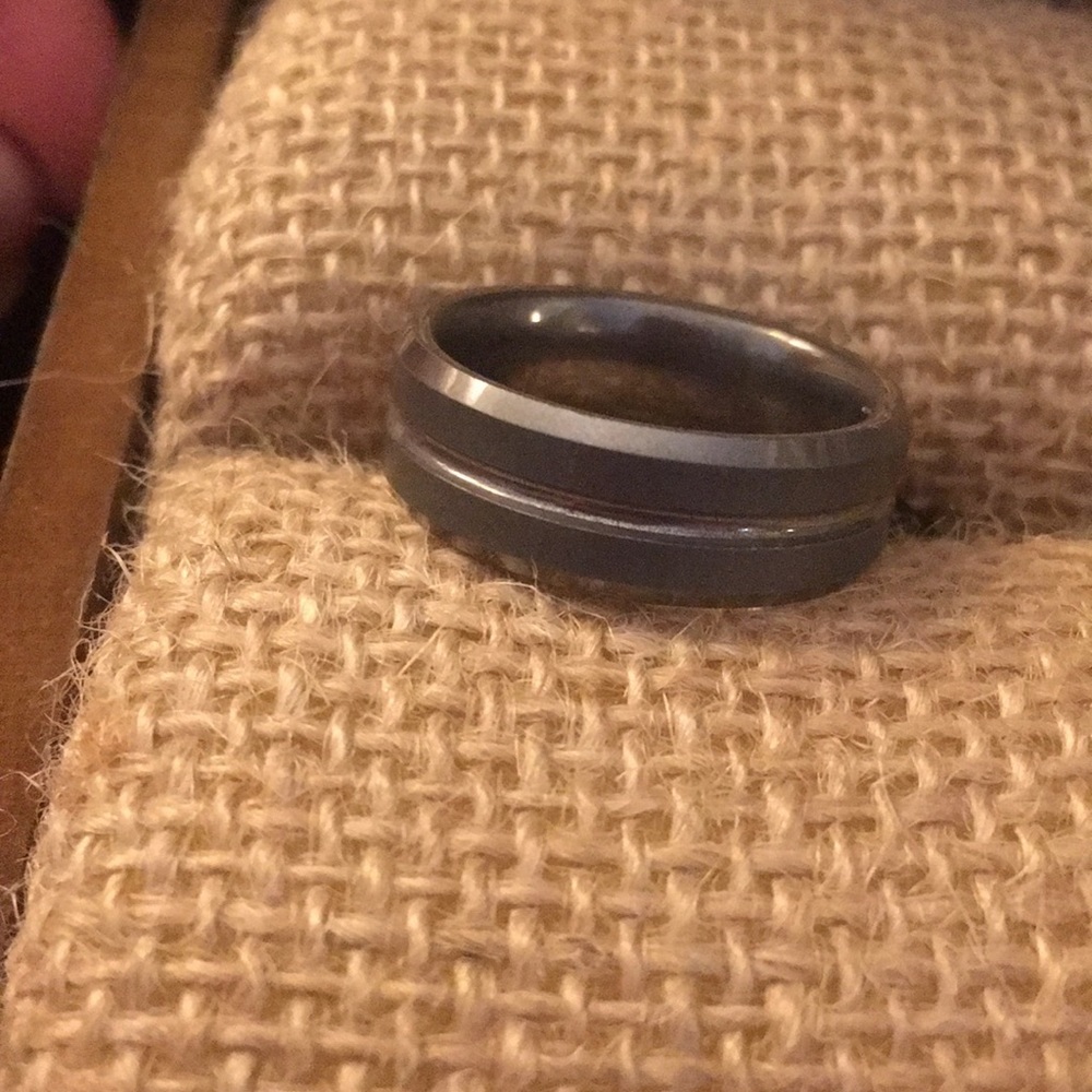 Tungsten wedding band